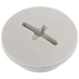 1 Pack of 10 - Lapp Blanking Plug, M20, Fibreglass Nylon, 24mm Diameter, Threaded