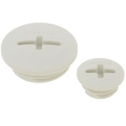 1 Pack of 10 - Lapp Blanking Plug, M20, Fibreglass Nylon, 24mm Diameter, Threaded