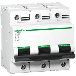 1 pcs - Schneider Electric Acti 9 A9N1 MCB, 3P, 125A Curve D