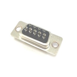 5 pcs - RS PRO 9 Way Panel Mount D-sub Connector Plug, 2.77mm Pitch