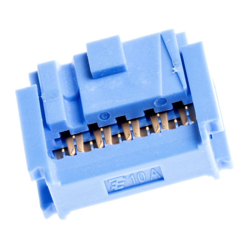 50 pcs - TE Connectivity 10-Way IDC Connector Socket for Cable Mount, 2-Row