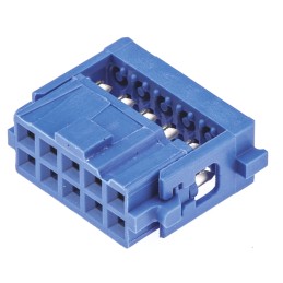 50 pcs - TE Connectivity 10-Way IDC Connector Socket for Cable Mount, 2-Row