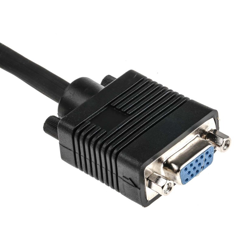 1 pcs - RS PRO Male VGA to Female SVGA Cable, 500mm