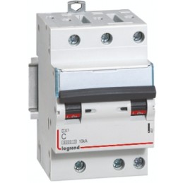 1 pcs - Legrand DX Range DX3 MCB, 3P, 20A Curve C, 10 kA Breaking Capacity