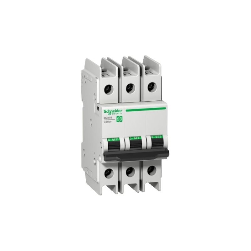 1 pcs - Schneider Electric Multi 9 MCB, 3P, 15A Curve C, 10 kA Breaking Capacity
