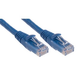 1 pcs - RS PRO Cat6 Male RJ45 to Male RJ45 Ethernet Cable, U/UTP, Blue PVC Sheath, 1m