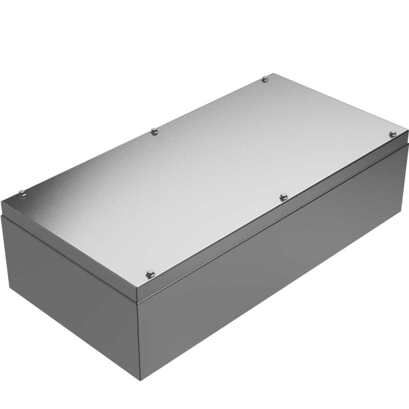1 pcs - RS PRO Steel 304 Stainless Steel General Purpose Enclosure, IP66, IP69