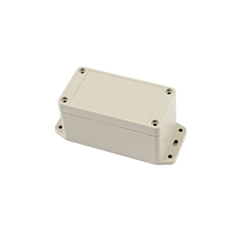 1 pcs - Hammond RP Series Light Grey ABS General Purpose Enclosure, IP65, Flanged, Light Grey Lid, 95 x 50 x 50mm