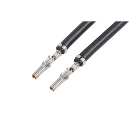 5 pcs - Molex Male Mini-Fit Jr. to Male Mini-Fit Jr. Crimped Wire, 150mm, 1.5mm², Black
