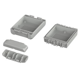 1 pcs - Bopla Bocube Series ABS General Purpose Enclosure, IP66, IP68, Flanged, 113 x 80 x 40mm