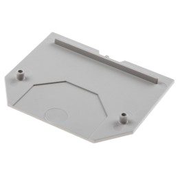 5 pcs - RS PRO End Cover for Use with DIN Rail Terminal Blocks