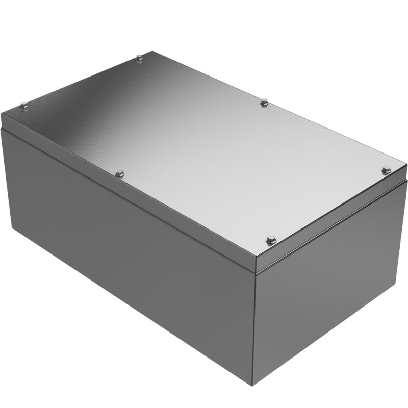1 pcs - RS PRO Steel 304 Stainless Steel General Purpose Enclosure, IP66, IP69
