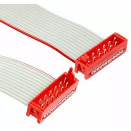 1 pcs - TE Connectivity Micro-MaTch Series Flat Ribbon Cable, 12-Way, 1.27mm Pitch, 75.5mm Length, Micro-MaTch IDC to