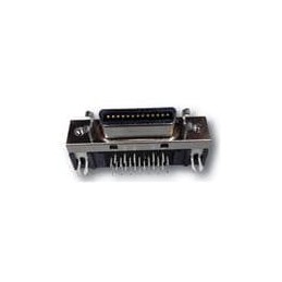 1 pcs : 858F026B21200D1 - D-Sub Micro-D Connectors PCB side Rcpt/26way R/A Type/30Uplating