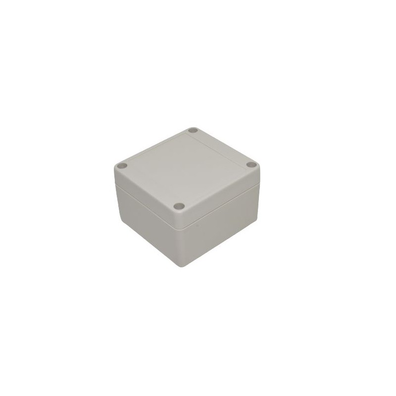 1 pcs - Hammond RP Series Light Grey ABS General Purpose Enclosure, IP65, Light Grey Lid, 85 x 80 x 55mm
