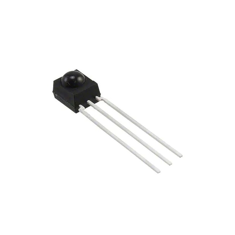 10 pcs - Vishay TSOP34438, 38kHz IR Receiver, 950nm 45 deg, 45m Range, 2.5 V - 5.5V, Through Hole, 6.8 x 6.95 x 5.6mm