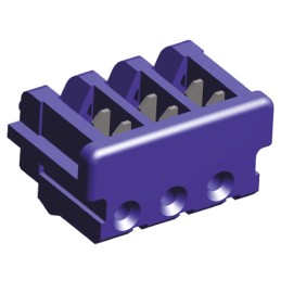 50 pcs - TE Connectivity, AMP CT Female Connector Housing, 2mm Pitch, 3 Way, 1 Row