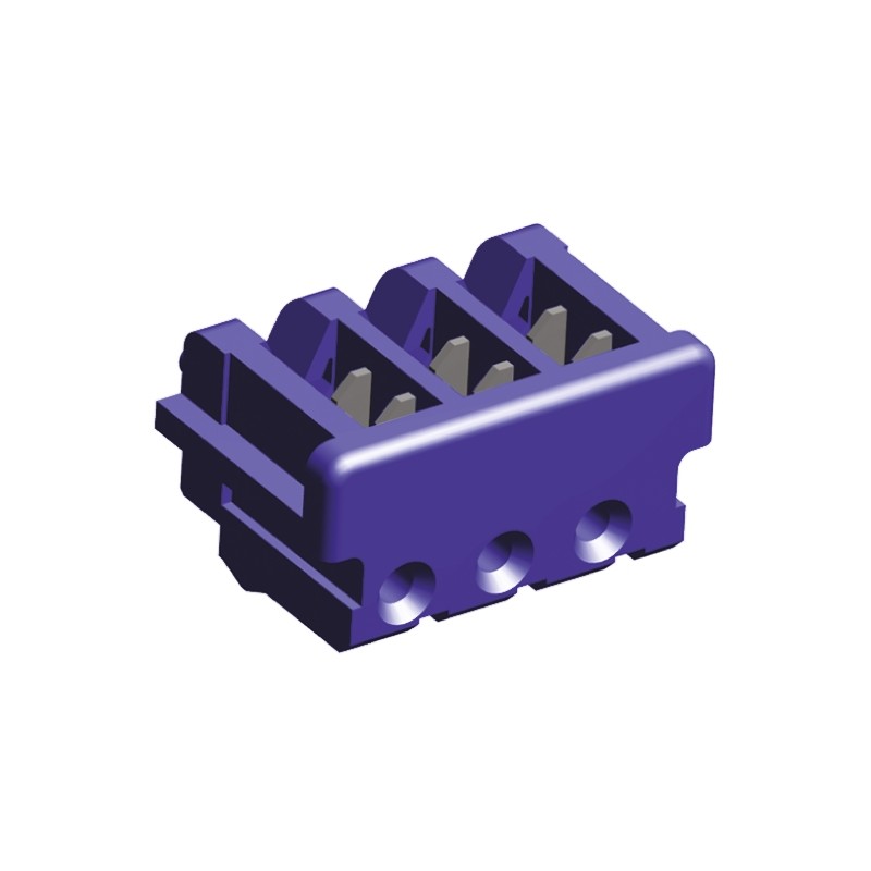 50 pcs - TE Connectivity, AMP CT Female Connector Housing, 2mm Pitch, 3 Way, 1 Row