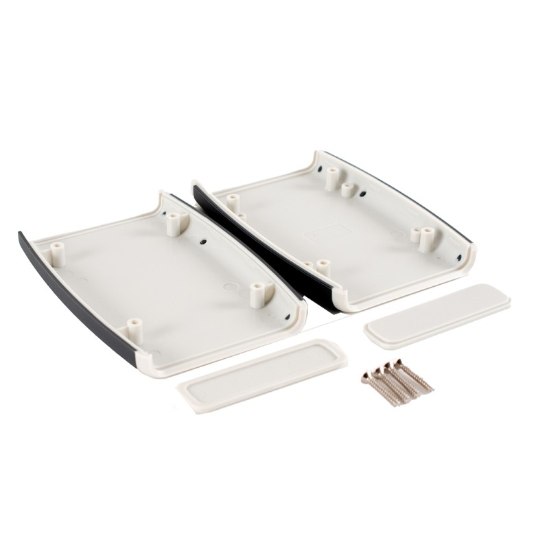 1 pcs - Hammond 1553 Series Grey Plastic Hand Held Enclosure, Integral Battery Compartment, IP54, 117 x 79 x 24mm