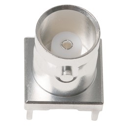 50 pcs - TE Connectivity, jack PCB Mount BNC Connector, 50Ω, Through Hole Termination, Straight Body