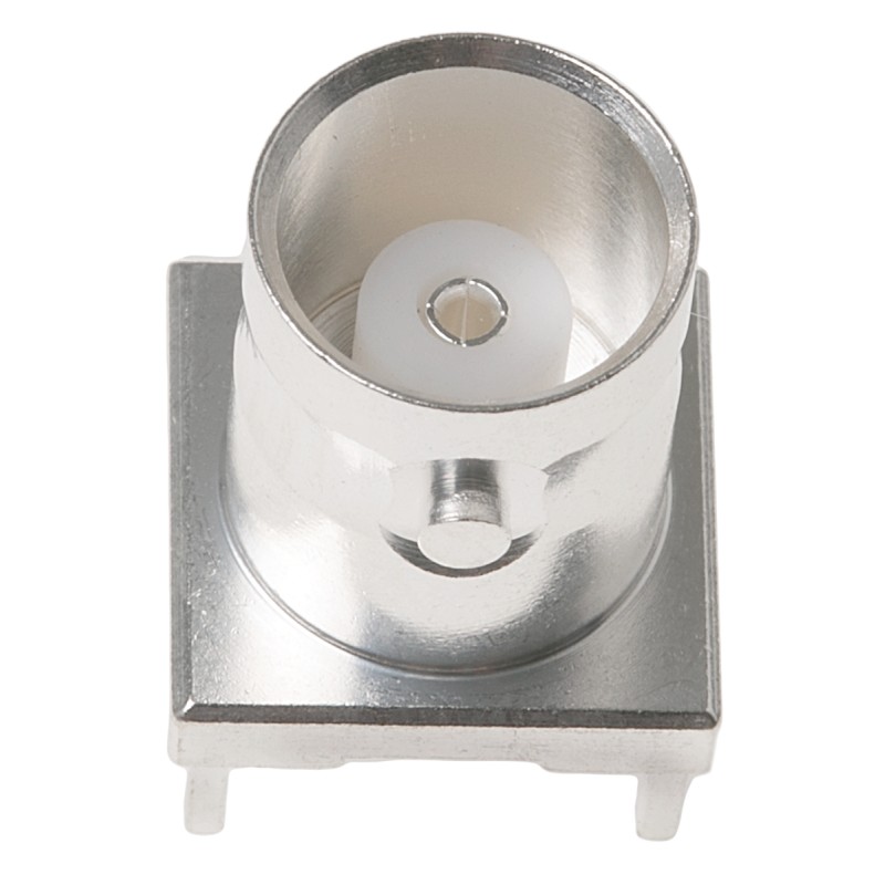 50 pcs - TE Connectivity, jack PCB Mount BNC Connector, 50Ω, Through Hole Termination, Straight Body