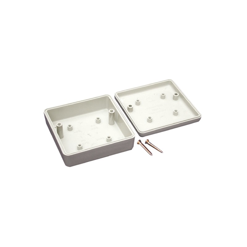 1 pcs - Hammond 1593 Grey ABS Enclosure, 66 x 66 x 28mm