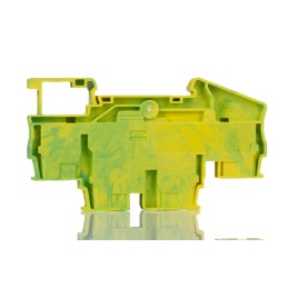 1 pcs - Phoenix Contact 4-Way PTTB 4-PE Earth Terminal Block, 0.2 - 6mm², 24 - 10 AWG Wire, Push In, Polyamide