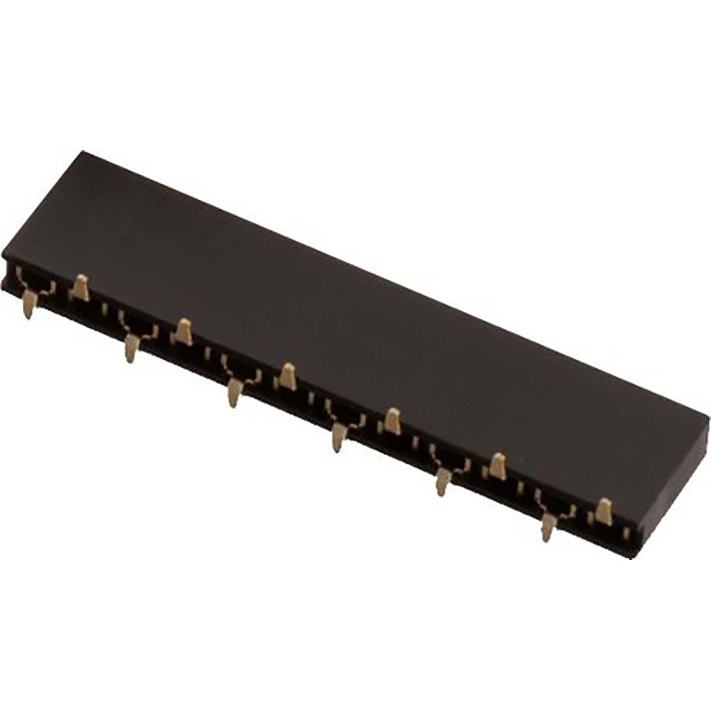 5 pcs - Wurth Elektronik WR-PHD Series Straight Surface Mount PCB Socket, 4-Contact, 1-Row, 2.54 Pitch, SMT Termination