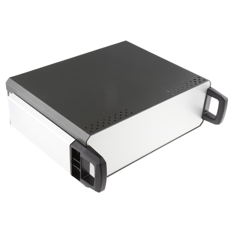 1 pcs - CAMDENBOSS 110 Series Grey Aluminium Instrument Case, 377.5 x 311 x 119.8mm