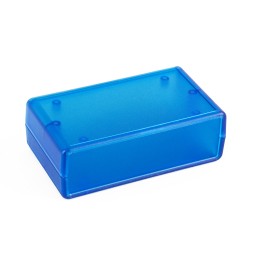 1 pcs - Hammond Transparent Blue ABS Instrument Case, 105 x 60 x 35mm