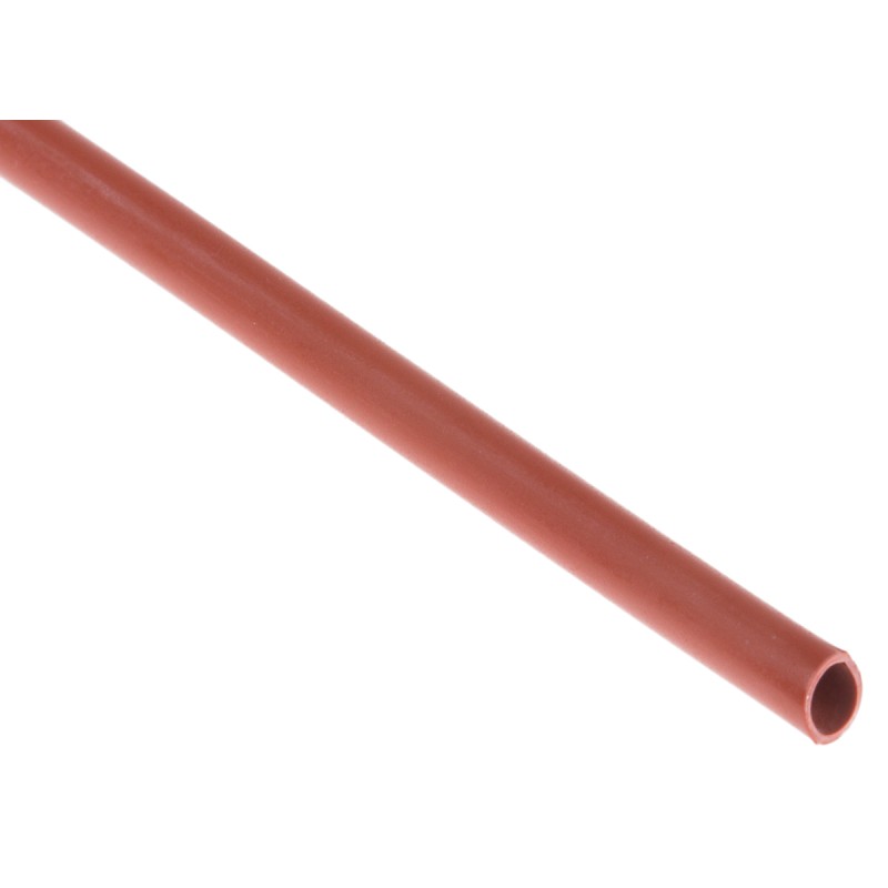 1 Bag of 1 - RS PRO Halogen Free Heat Shrink Tubing, Brown 2.4mm Sleeve Dia. x 1.2m Length 2:1 Ratio