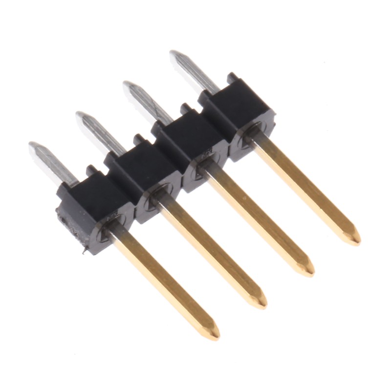5 pcs - Molex C-Grid III Series Straight Through Hole Pin Header, 4 Contact(s), 2.54mm Pitch, 1 Row(s), Unshrouded