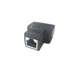 50 pcs - RS PRO 2-Port RJ45 Female 2 Way Splitter Adapter, Shielded