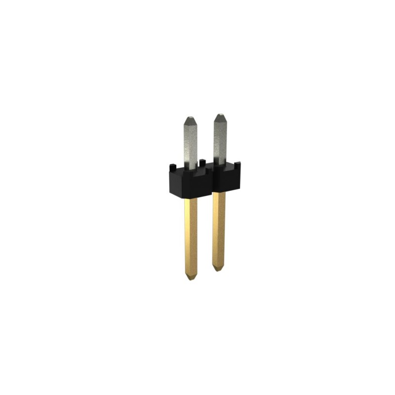 50 pcs - Amphenol ICC Minitek Series Through Hole Pin Header, 25 Contact(s), 2.0mm Pitch, 1 Row(s), Unshrouded