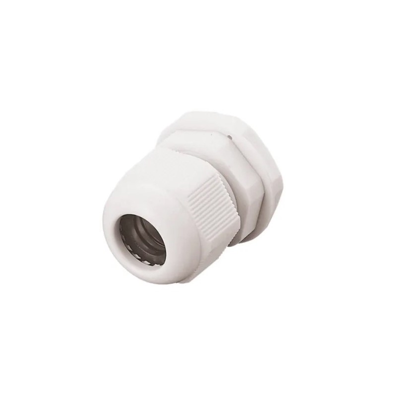1 Bag of 25 - RS PRO White Nylon Cable Gland, M16 Thread, 5mm Min, 10mm Max, IP68