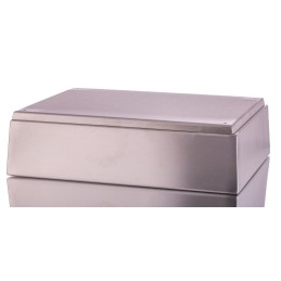 1 pcs - Rittal HD Series Stainless Steel Terminal Box, IP66, 400 mm x 300 mm x 120mm