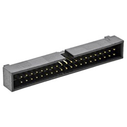 5 pcs - Molex C-Grid Series Straight Through Hole PCB Header, 40 Contact(s), 2.54mm Pitch, 2 Row(s), Shrouded