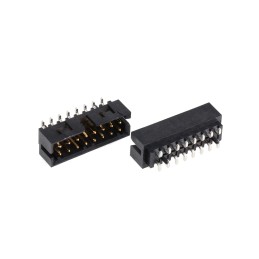 5 pcs - Molex Milli-Grid Series Straight Surface Mount PCB Header, 16 Contact(s), 2.0mm Pitch, 2 Row(s), Shrouded