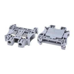 5 pcs - Phoenix Contact UT 10 Series Grey Feed Through Terminal Block, 0.5 - 16mm², Single-Level, Screw Termination,