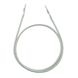 5 pcs - RS PRO Male DF1B to Male DF1B Crimped Wire, 300mm, 0.25mm², White