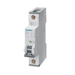 1 pcs - Siemens Sentron 5SY6 MCB, 1P, 4A Curve C, 230V AC, 72V DC, 6 kA Breaking Capacity