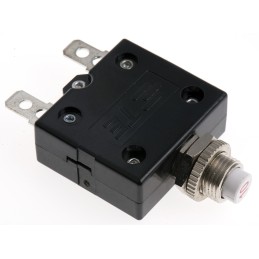 1 pcs - TE Connectivity Thermal Circuit Breaker - W54 Single Pole 250V ac Voltage Rating, 10A Current Rating