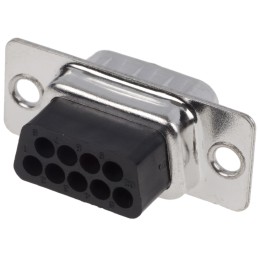 50 pcs - Amphenol ICC L177RR 15 Way Cable Mount D-sub Connector Socket, 2.74mm Pitch