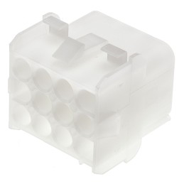 1 pcs - TE Connectivity, Universal MATE-N-LOK Female Connector Housing, 6.35mm Pitch, 12 Way, 3 Row