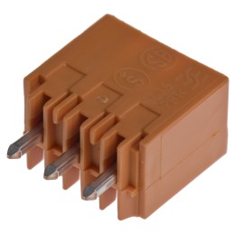 5 pcs - Weidmuller 3.5mm Pitch 3 Way Pluggable Terminal Block, Header, Through Hole, Solder Termination