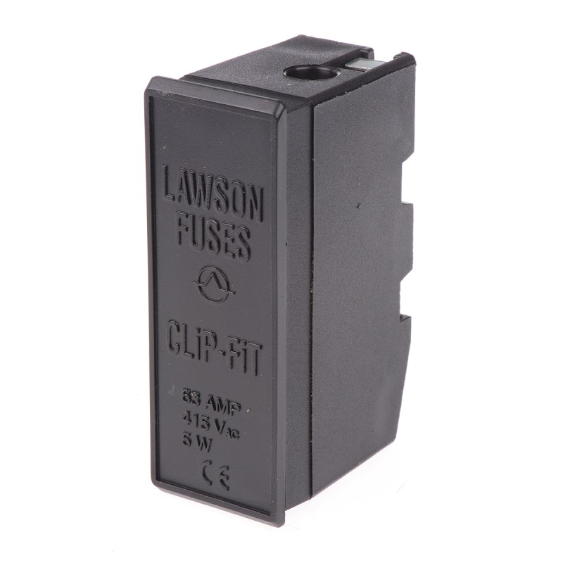 1 pcs - RS PRO 63A Rail Mount Fuse Holder for F2 Fuse, 415V ac