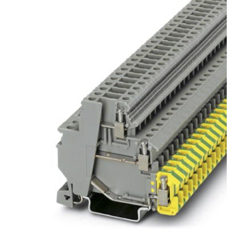 1 pcs - Phoenix Contact DOK 1.5-2D Series Grey Busbar, 1.5mm², Triple-Level, Screw Termination