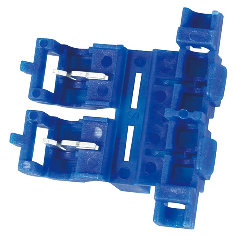 50 pcs - RS PRO Splice Connector, Blue, Insulated 0.75 - 2.5 mm², 18 - 14 AWG