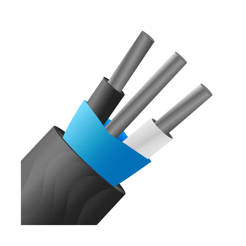 1 Reel of 100 M - RS PRO Type J Thermocouple Wire, 100m, Screened, PVC Insulation, +105°C Max, 7/0.2mm