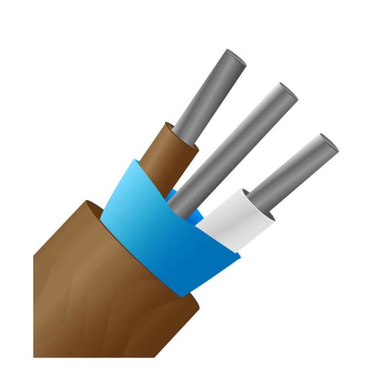 1 Reel of 100 M - RS PRO Type T Thermocouple Wire, 100m, Screened, PVC Insulation, +105°C Max, 7/0.2mm